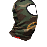 SPRAYGROUND® SKI MASK GOLD KNIT SHARK MOUTH SKI MASK