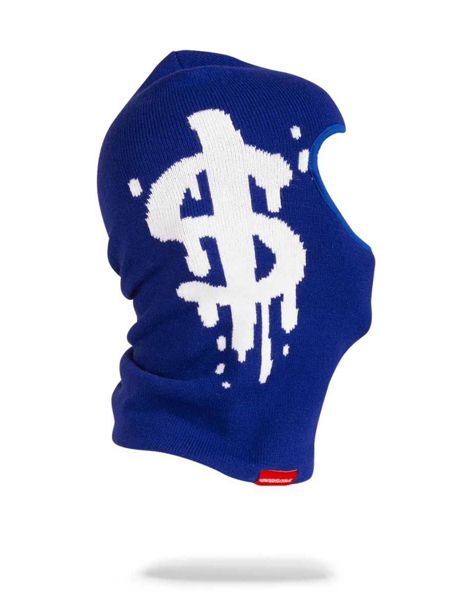 SPRAYGROUND® SKI MASK MONEY DRIP SKI MASK (BLUE)