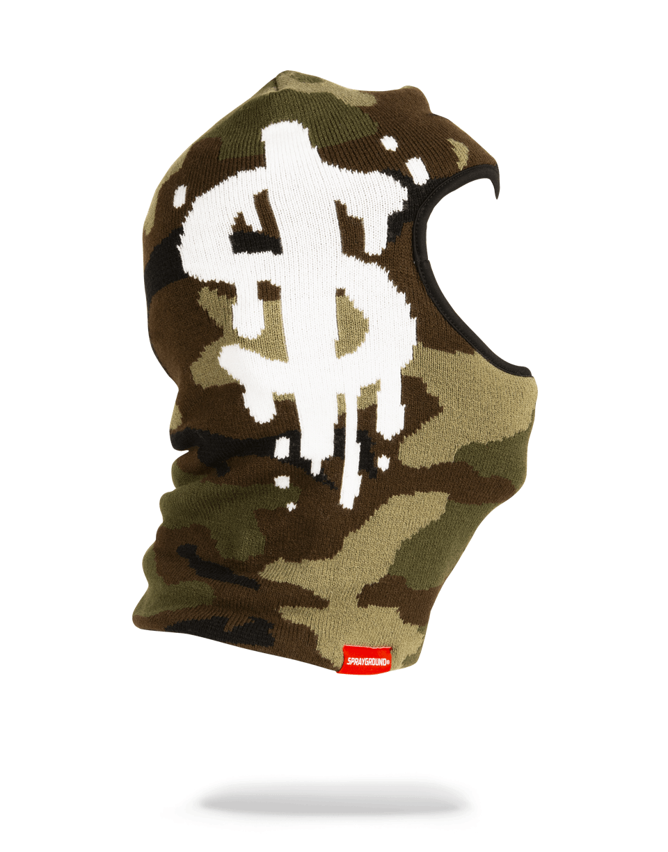 SPRAYGROUND® SKI MASK CAMO MONEY DRIP SKI MASK