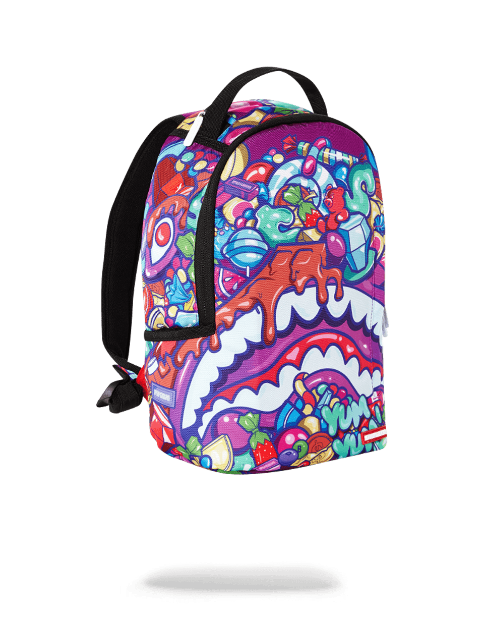 Candy shark sprayground backpack Clearance