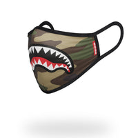 SPRAYGROUND® FASHION MASK CAMO SHARKMOUTH FORM-FITTING MASK