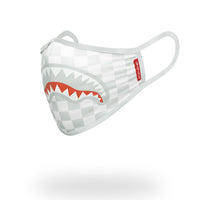 SPRAYGROUND® FASHION MASK SHARKS IN PARIS (WHITE) FORM-FITTING MASK