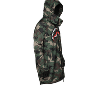 SPRAYGROUND® OUTERWEAR CAMO SHARK PARATROOPER JACKET