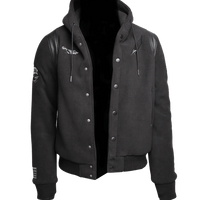 SPRAYGROUND® OUTERWEAR VARSITY ARMY PATCHES JACKET