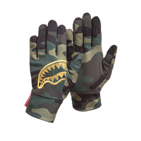 SPRAYGROUND® GLOVES GOLD STENCIL CAMO GLOVES