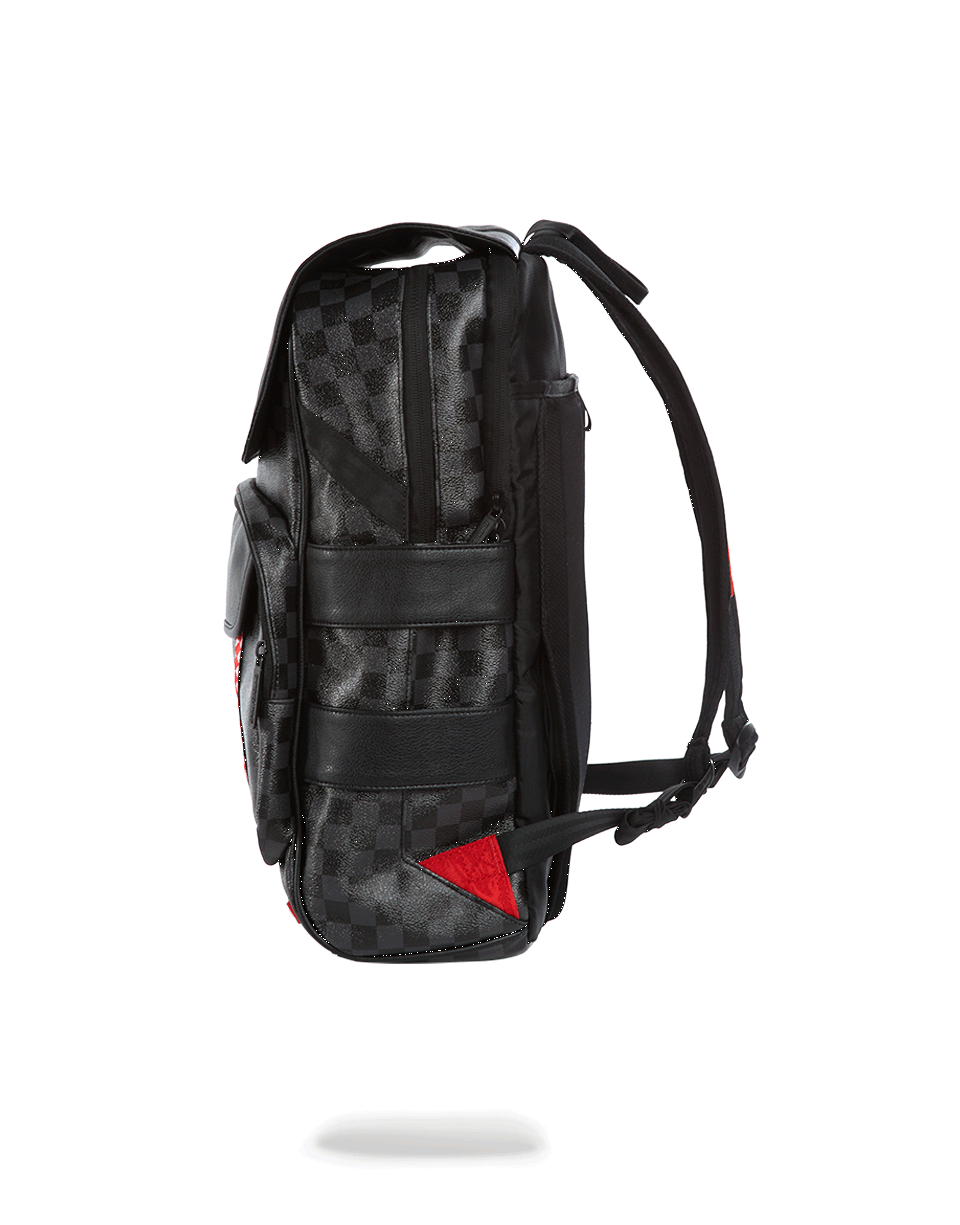 SHARKS IN PARIS BLACK RUCKSACK SPRAYGROUND