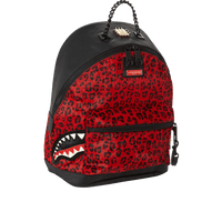 SPRAYGROUND® WOMENS BACKPACK 6-STRAP RED LEOPARD EMPRESS (PONY HAIR)