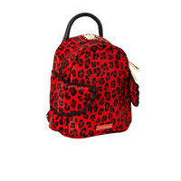 SPRAYGROUND® WOMENS BACKPACK RED LEOPARD ANGEL (PONY HAIR)