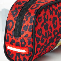 SPRAYGROUND® PENCIL CASE RED LEOPARD LIPS PENCIL CASE