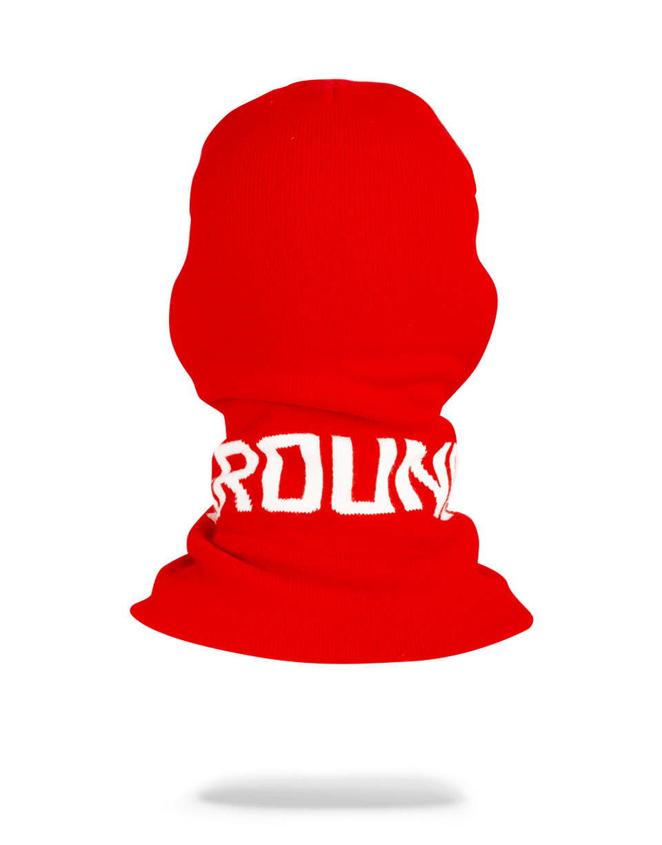 SPRAYGROUND® SKI MASK RED SPRAYGROUND LOGO SKI MASK