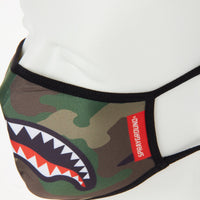 SPRAYGROUND® FASHION MASK CAMO SHARKMOUTH FORM-FITTING MASK