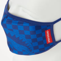 SPRAYGROUND® FASHION MASK SHARKS IN PARIS (BLUE) FORM-FITTING MASK