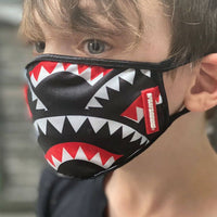 SPRAYGROUND® FASHION MASK KIDS SHARKMOUTH PATTERN MASK (CLASSIC FIT)