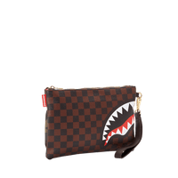 SPRAYGROUND® POUCHETTE CHECKS IN CAMOFLAUGE CROSSOVER CLUTCH