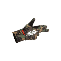 SPRAYGROUND® GLOVES LEFT RED / RIGHT CAMO MONEY DRIPS GLOVES