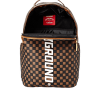 SPRAYGROUND® BACKPACK 3D MOLDED RUBBER CHECKERED LOGO