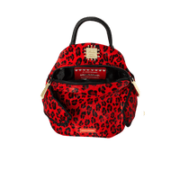 SPRAYGROUND® WOMENS BACKPACK RED LEOPARD ANGEL (PONY HAIR)