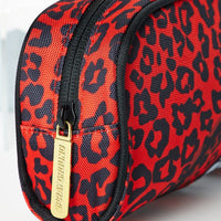 SPRAYGROUND® PENCIL CASE RED LEOPARD LIPS PENCIL CASE
