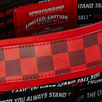 SPRAYGROUND® TOILETRY SHARKS IN PARIS RED TOILETRY AKA MONEY BAGS