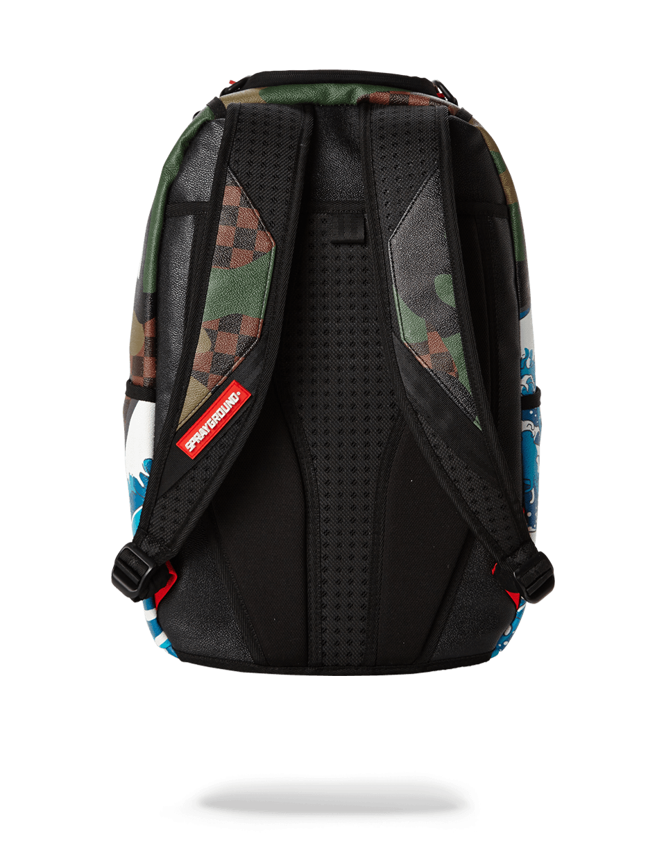 SPRAYGROUND® BACKPACK CAMOKAWA WAVE SHARK