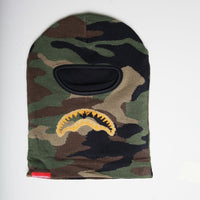SPRAYGROUND® SKI MASK GOLD KNIT SHARK MOUTH SKI MASK