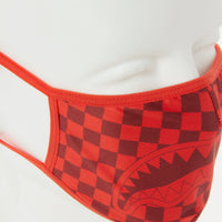 SPRAYGROUND® FASHION MASK SHARKS IN PARIS (RED) FORM-FITTING MASK