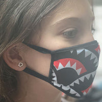 SPRAYGROUND® FASHION MASK KIDS SHARKMOUTH PATTERN MASK (CLASSIC FIT)