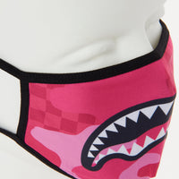 SPRAYGROUND® FASHION MASK PINK ANIME SHARK FORM-FITTING MASK