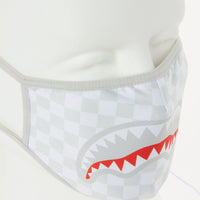 SPRAYGROUND® FASHION MASK SHARKS IN PARIS (WHITE) FORM-FITTING MASK