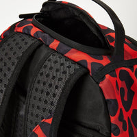 SPRAYGROUND® BACKPACK RED LEOPARD DOUBLE CARGO