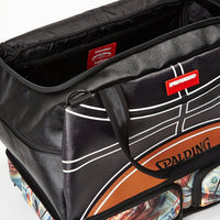 SPRAYGROUND® DUFFLE SPALDING X SPRAYGROUND FIRE MONEY SNEAKER DUFFEL