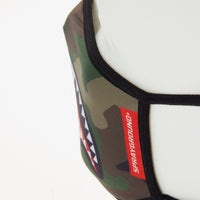 SPRAYGROUND® FASHION MASK CAMO SHARKMOUTH FORM-FITTING MASK