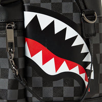 SPRAYGROUND® BACKPACK SHARKS IN PARIS (BLACK CHECKERED EDITION)