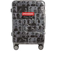 SPRAYGROUND® LUGGAGE LAQUAN SMITH EMBOSSED CLEAR 3M CARRY-ON