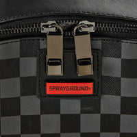 SPRAYGROUND® BACKPACK SHARKS IN PARIS (BLACK CHECKERED EDITION)