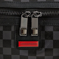 SPRAYGROUND® DUFFLE GREY CHECKERED SHARKS IN PARIS MINI DUFFLE
