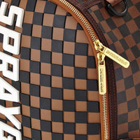 SPRAYGROUND® BACKPACK 3D MOLDED RUBBER CHECKERED LOGO