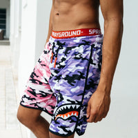 SPRAYGROUND® SWIM SPLIT CAMO CORTO SWIM TRUNKS