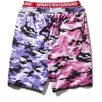 SPRAYGROUND® SWIM SPLIT CAMO CORTO SWIM TRUNKS
