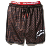 SPRAYGROUND® SWIM OFFENDED SPLIT THE CHECK CORTO SWIM TRUNKS