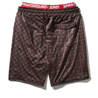 SPRAYGROUND® SWIM OFFENDED SPLIT THE CHECK CORTO SWIM TRUNKS