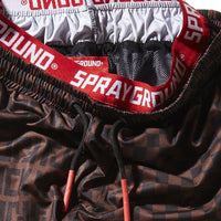 SPRAYGROUND® SWIM OFFENDED SPLIT THE CHECK CORTO SWIM TRUNKS