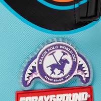 SPRAYGROUND® BACKPACK MIAMI BEACH POLO COLLAB BACKPACK (DLXV-SKY)