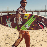 SPRAYGROUND® 1OF1 WTF SURFBOARD