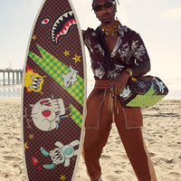 SPRAYGROUND® 1OF1 WTF SURFBOARD