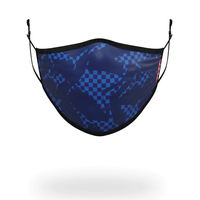 SPRAYGROUND® FACE MASK SHARK CHECK (BLUE) FACE MASK