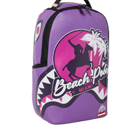 SPRAYGROUND® BACKPACK MIAMI BEACH POLO COLLAB BACKPACK (DLXV-PURPLE)