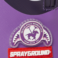 SPRAYGROUND® BACKPACK MIAMI BEACH POLO COLLAB BACKPACK (DLXV-PURPLE)