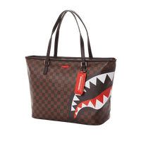 SPRAYGROUND® TOTE CHECKS IN CAMOFLAUGE TOTE