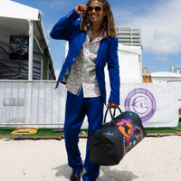 SPRAYGROUND® DUFFLE MIAMI BEACH POLO COLLAB DUFFLE (BLACK)
